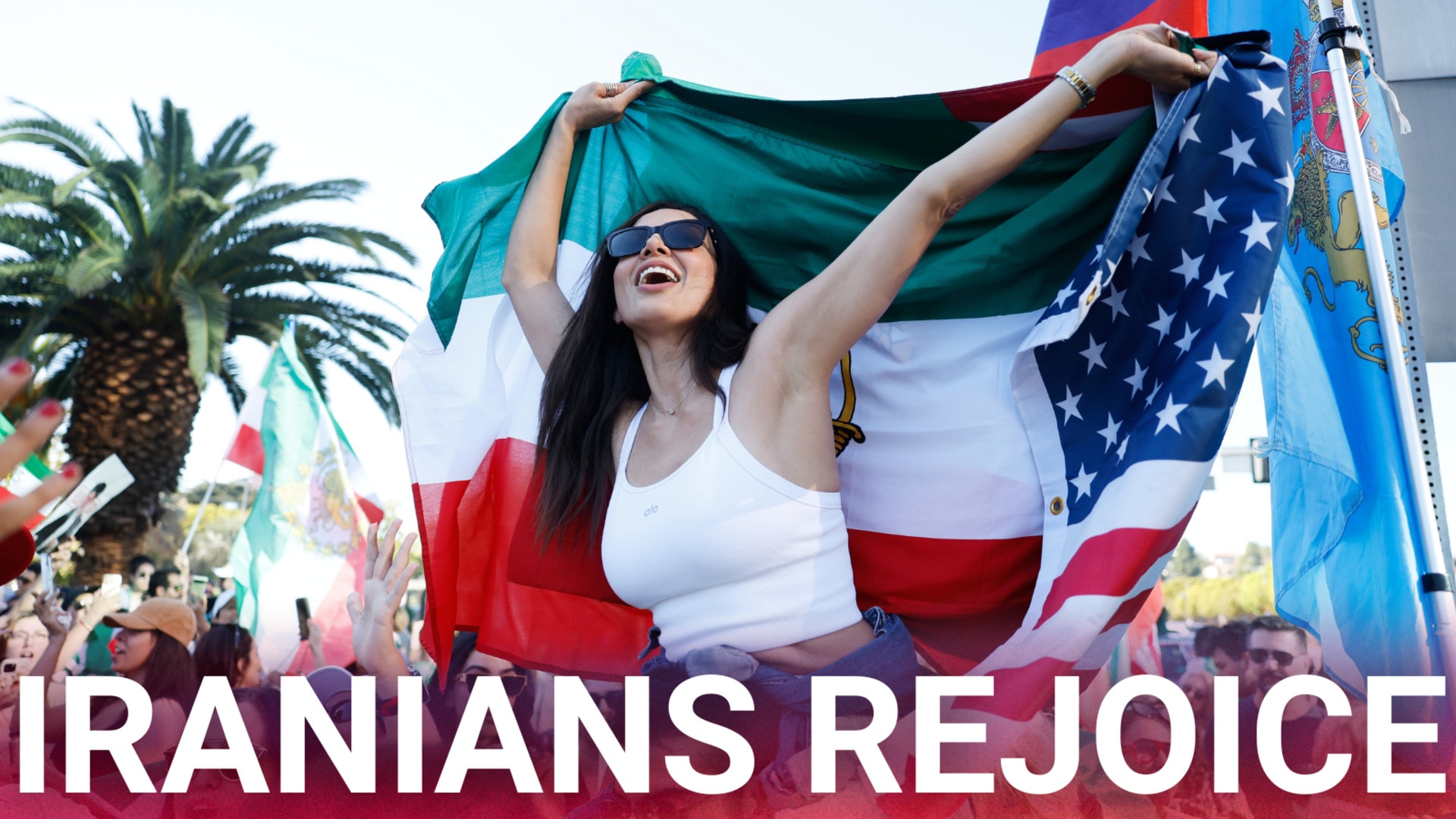 Iranians do the 'Trump dance' to YMCA to thank the president for killing Ayatollah Khamenei