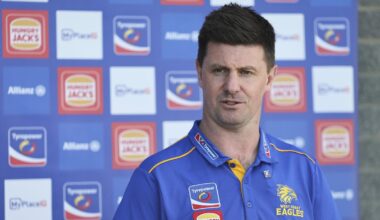 Andrew McQualter upbeat despite West Coast facing AFL’s biggest season-opening challenge in more than a decade
