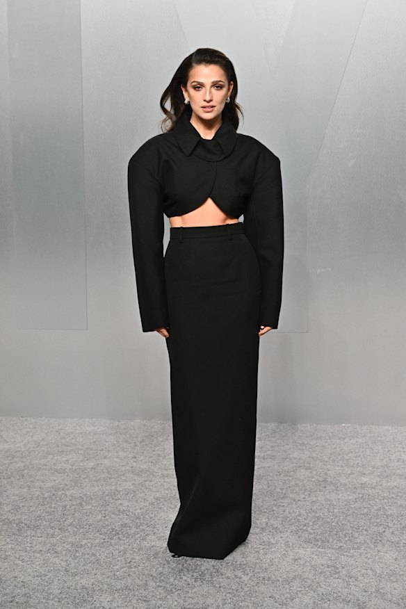 Marisa Abela arrives at the Vanity Fair Oscar Party.