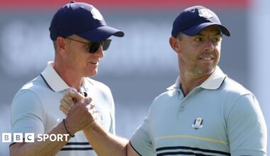 Rory McIlroy and Luke Donald