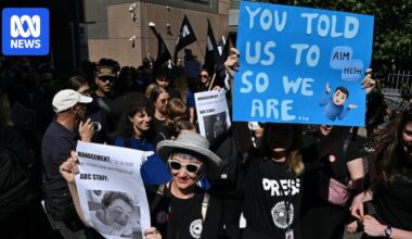 'Fight will continue' without change, say ABC workers amid 24-hour strike