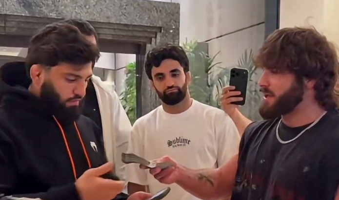 Video: Beef squashed, Georgio Poullas pays UFC's Arman Tsarukyan $10K