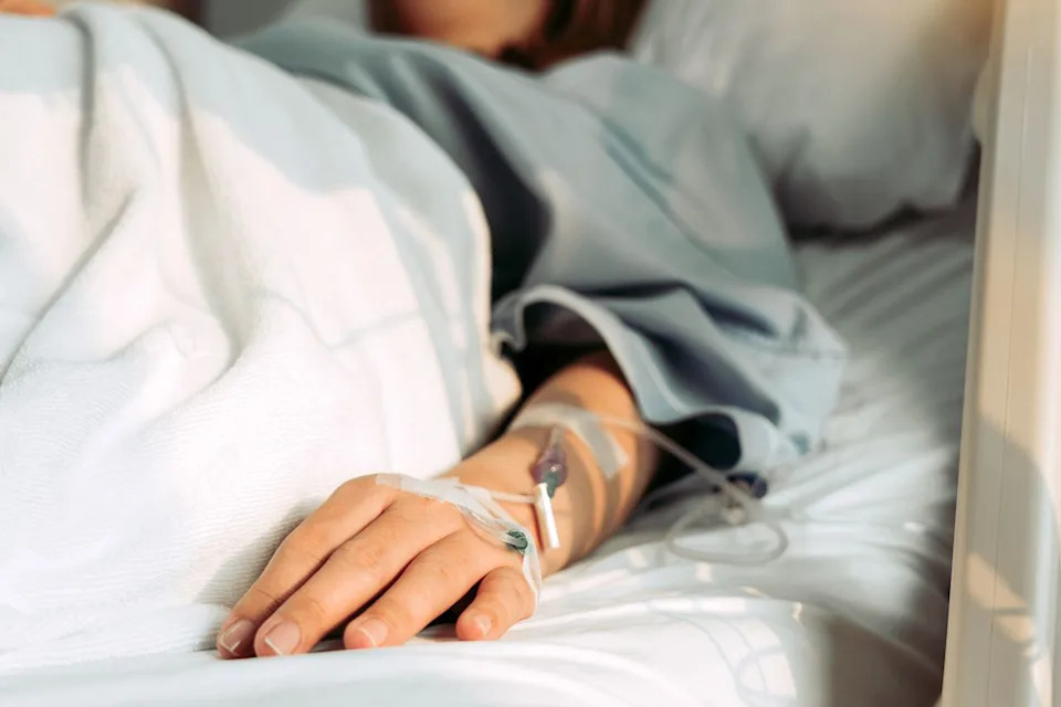 Woman with IV in hospital (stock image)Credit: Getty