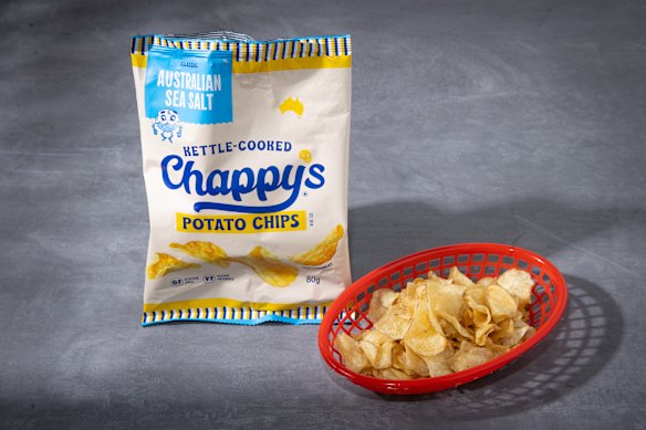 Chappy’s Australian Sea Salt chips.