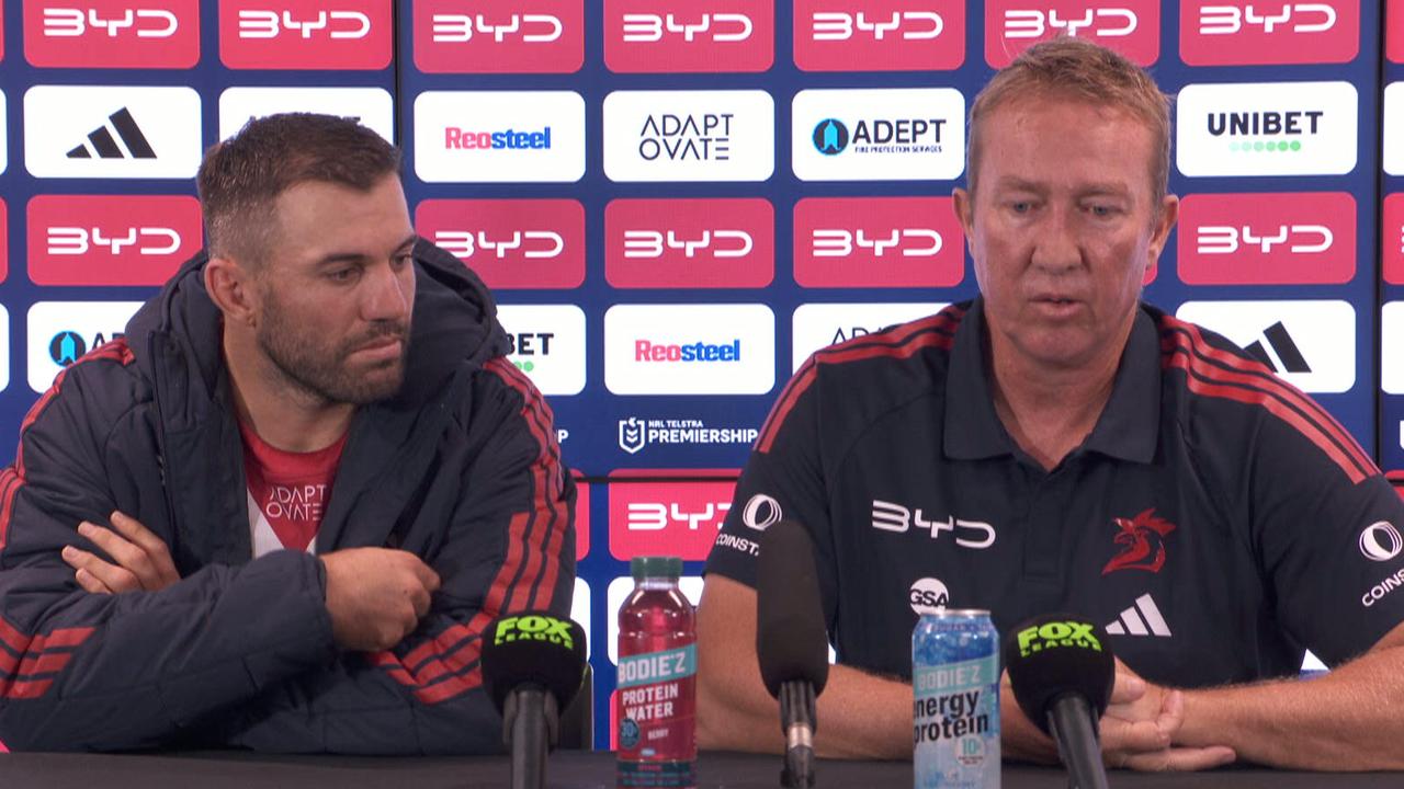 Roosters press conference, James Tedesco’s message for teammates after Panthers loss, Trent Robinson, rugby league news