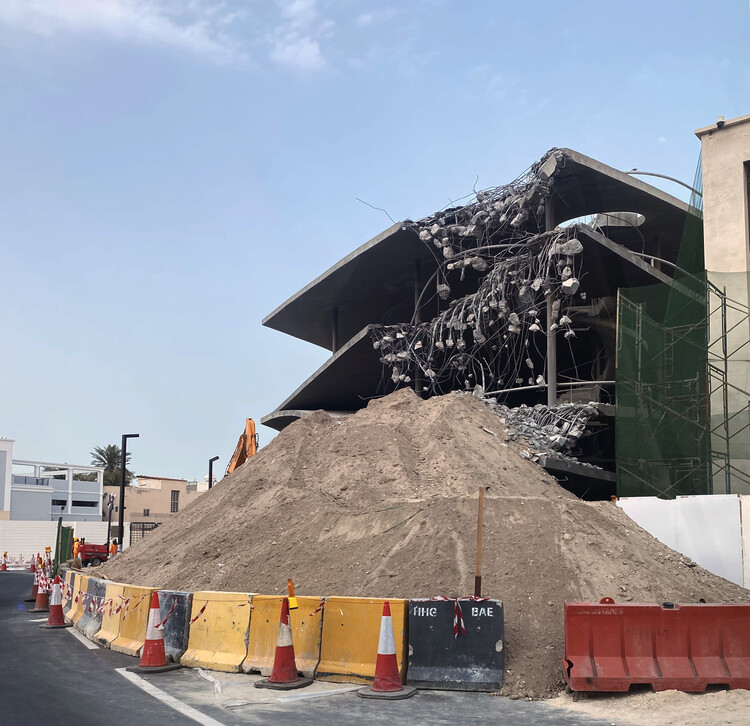 Christian Kerez’s Pearling Path Car Parks Being Demolished in Muharraq, Bahrain - Image 1 of 6