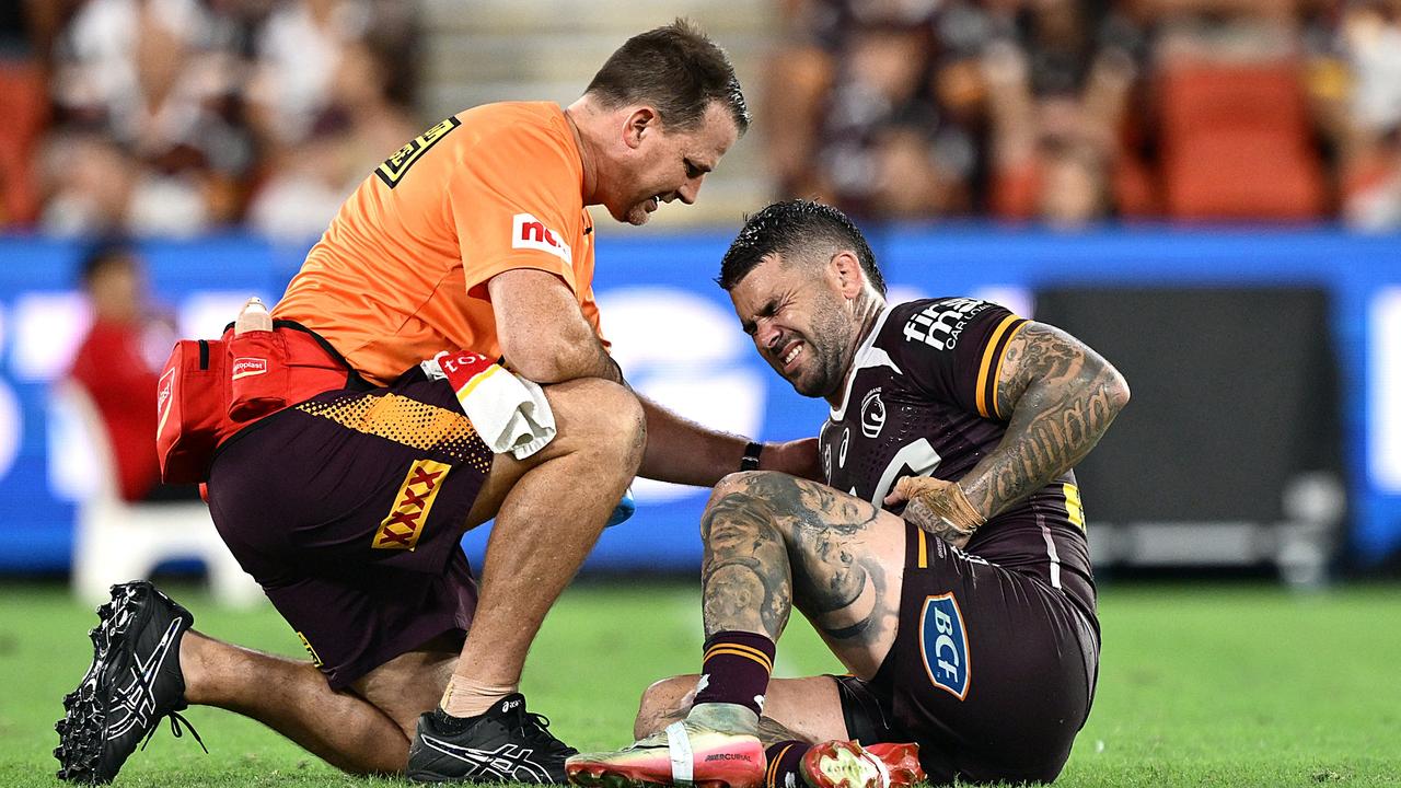 Adam Reynolds injury against Eels, Ben Hunt possible replacement, Brisbane Broncos, Ezra Mam, Reece Walsh, Michael Maguire