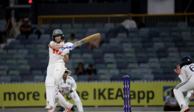 Perry cements her greatness as Sutherland tons up