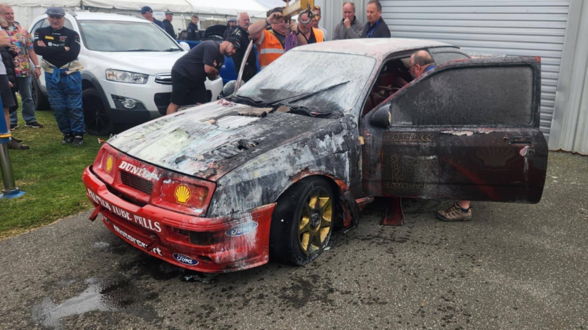 Dick Johnson Racing Ford Sierra DJR6 set to race again after significant fire