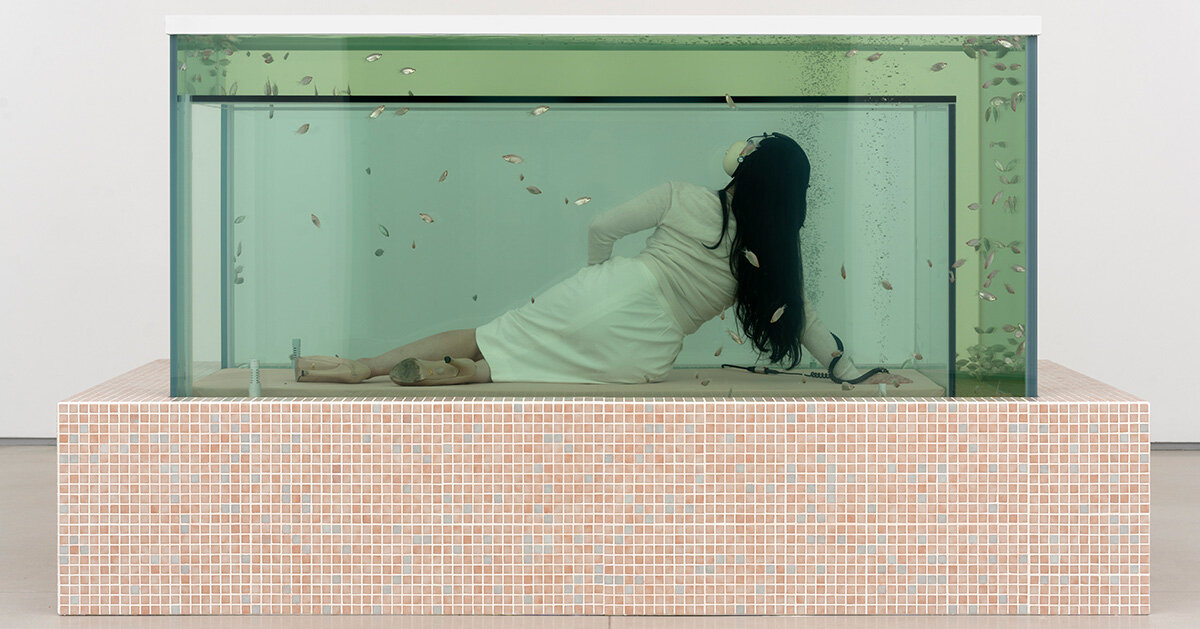 dreamlike aquarium invites visitors to lie within at thaddaeus ropac