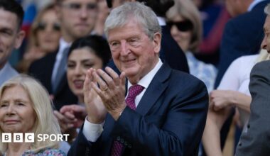 Roy Hodgson, pictured at Wimbledon last summer