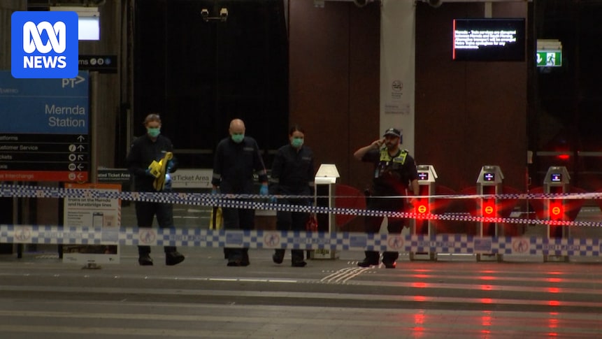 Four arrested over death of man in fight at Mernda Railway Station in Melbourne's north