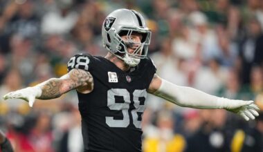 Las Vegas Raiders trade Maxx Crosby to Baltimore Ravens, full package, draft picks, reaction, contract