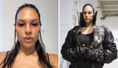 Aussie basketballer Liz Cambage unrecognisable at fashion show