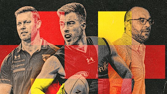 The trade that wasn’t: Sam Mitchell, Zach Merrett and Tom Petroro
