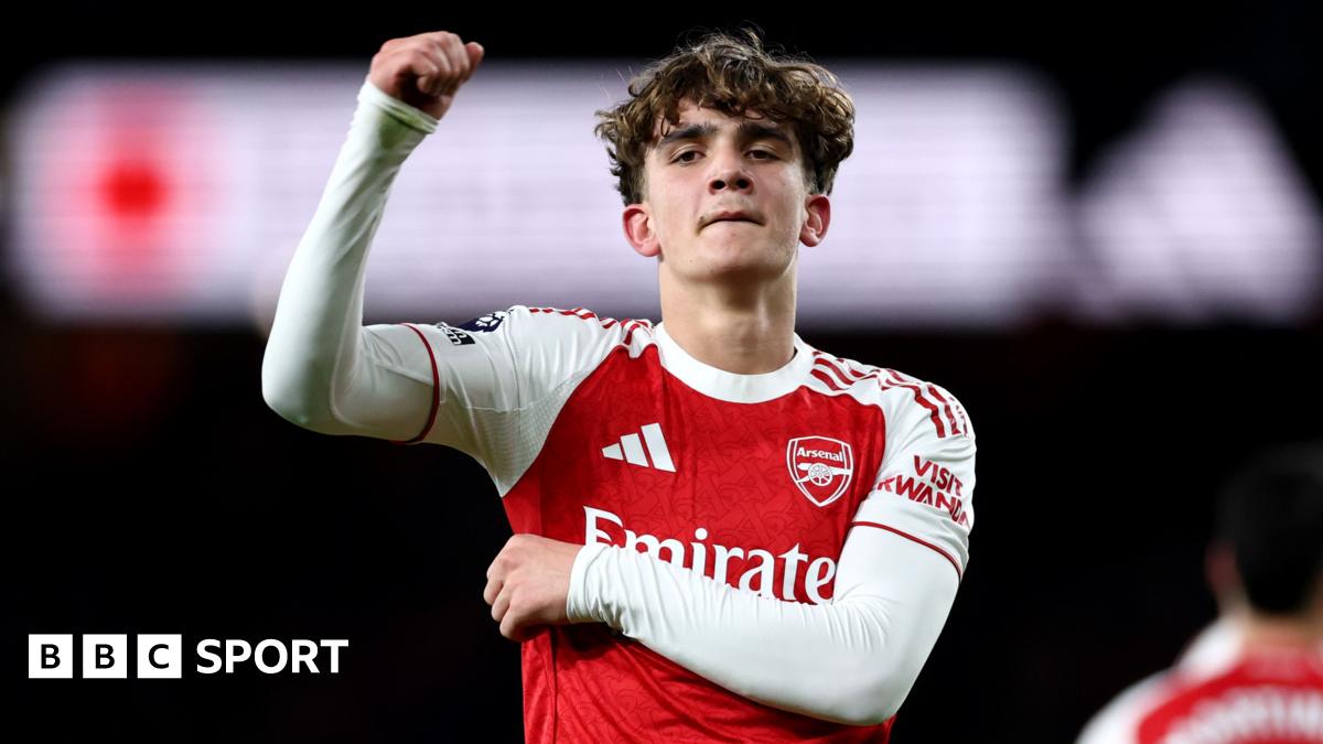 Max Dowman of Arsenal celebrates scoring