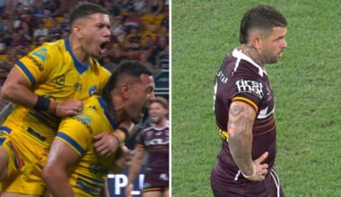 Brisbane Broncos vs Parramatta Eels score, Michael Maguire criticism, Ezra Mam, Mitchell Moses