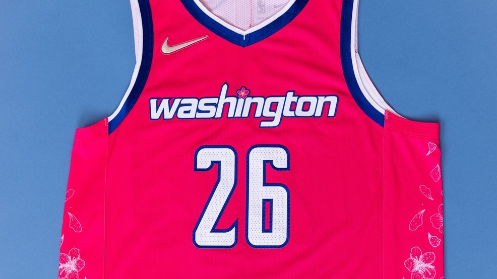 26-27 Washington Wizards City Edition Uniform front detailing. (The Washington Wizards)