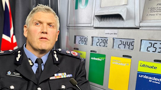 WA Police Commissioner Col Blanch, Fuel prices, stealing