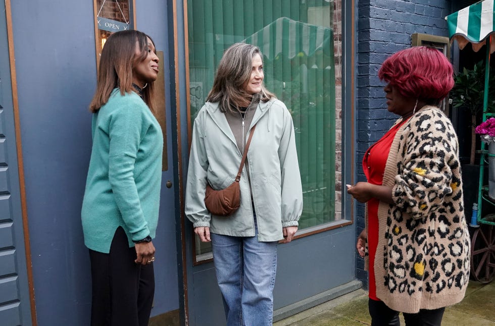 embargo 10/03/2026 denise fox, sandra and kim fox in eastenders