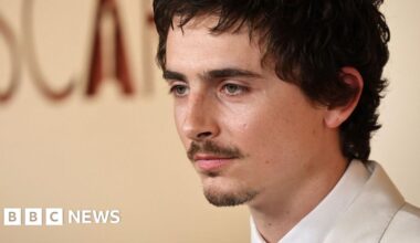 Key Oscars moments as snubbed Chalamet becomes butt of jokes - BBC