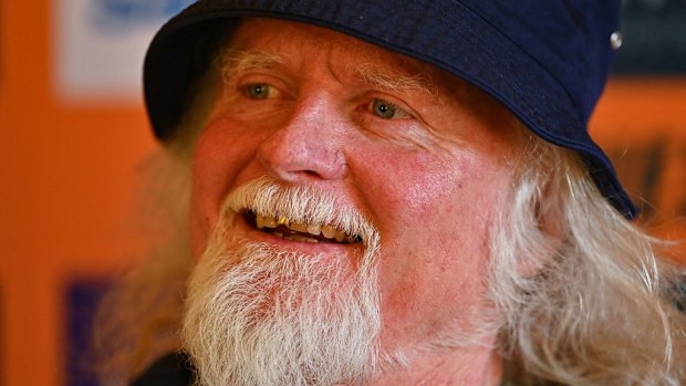 Assistant coach Laurie Fisher during an Australia media conference.