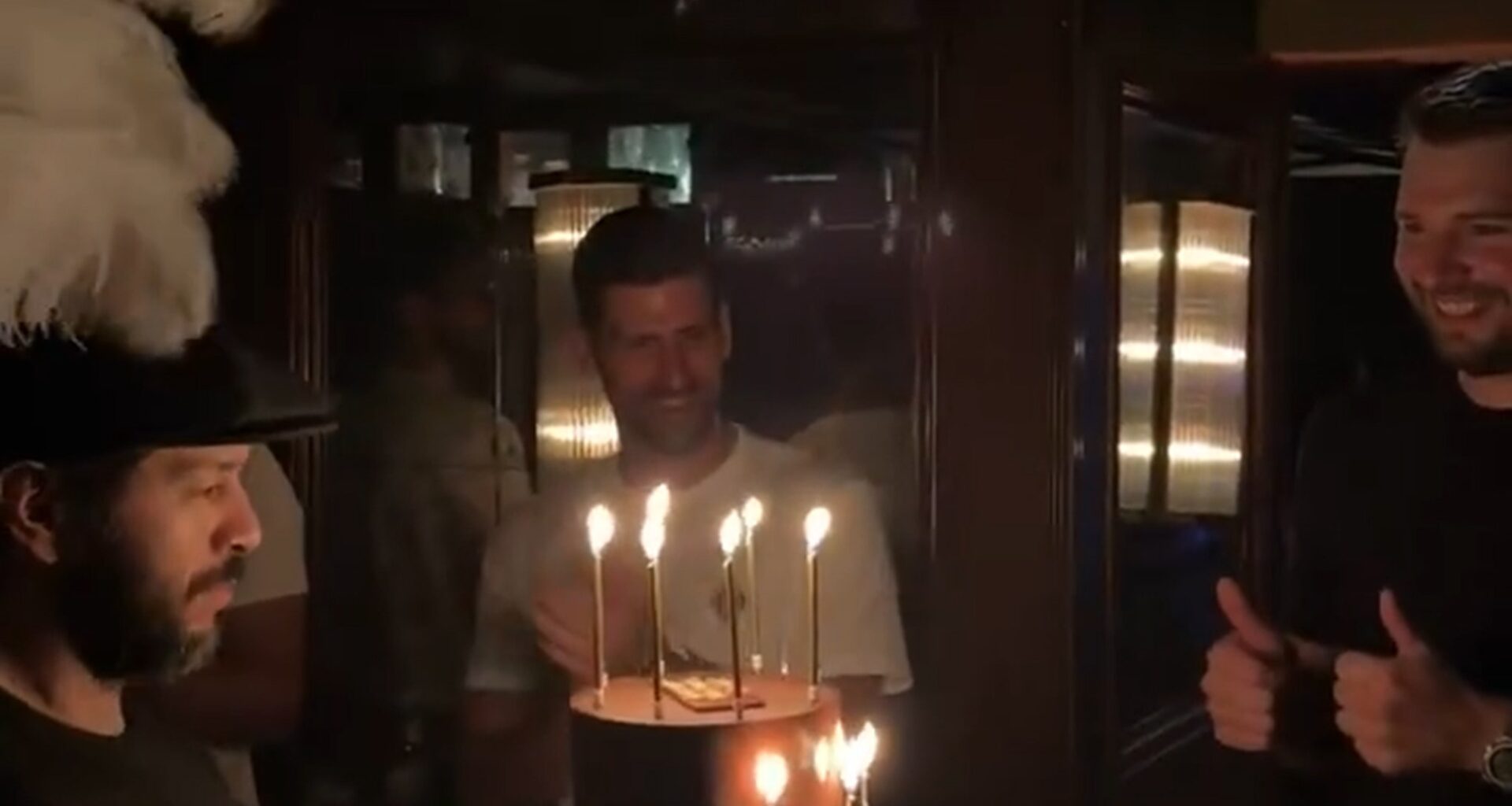 Luka Doncic Celebrates Birthday With Novak Djokovic After Lakers Win