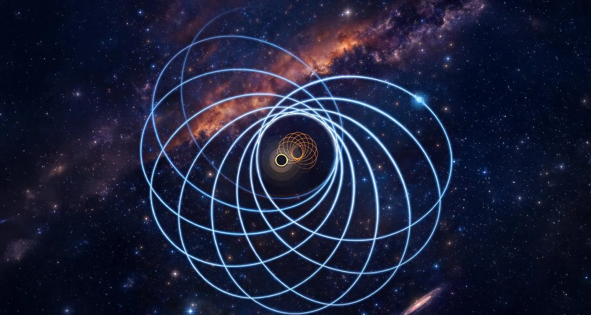 A black hole and neutron star just collided in a strange oval orbit