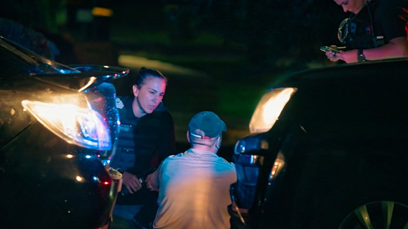 a night out with police looking for youth gangs