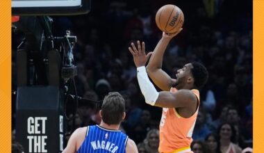 Mitchell scores 42 as Cavaliers defeat Magic 136-131 to extend winning streak to 4 games