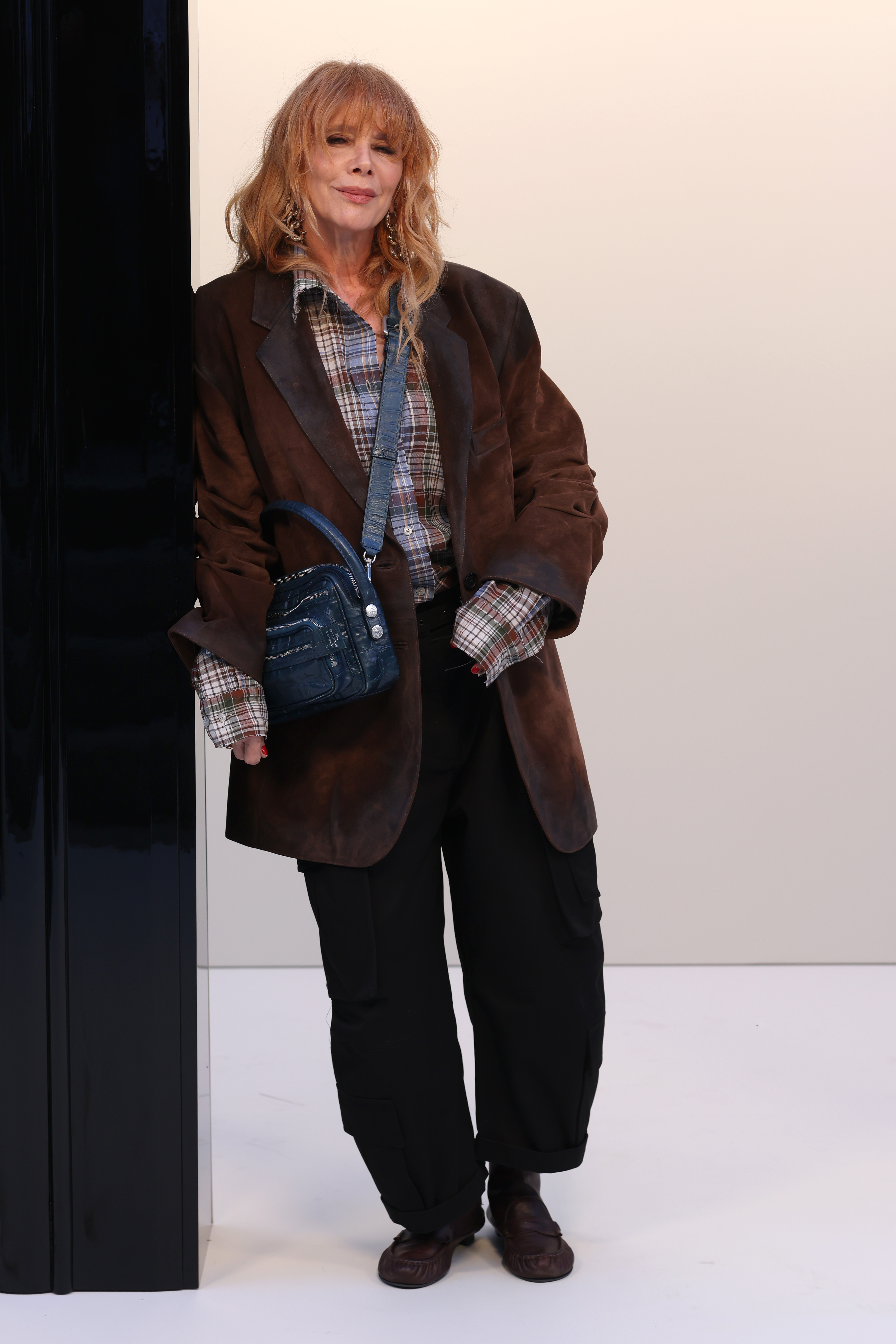 Rosanna Arquette at the Acne Studios show