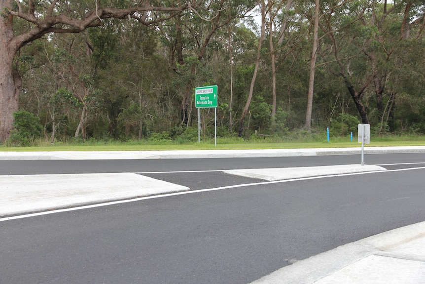 An image of George Bass Road, near Carroll College.