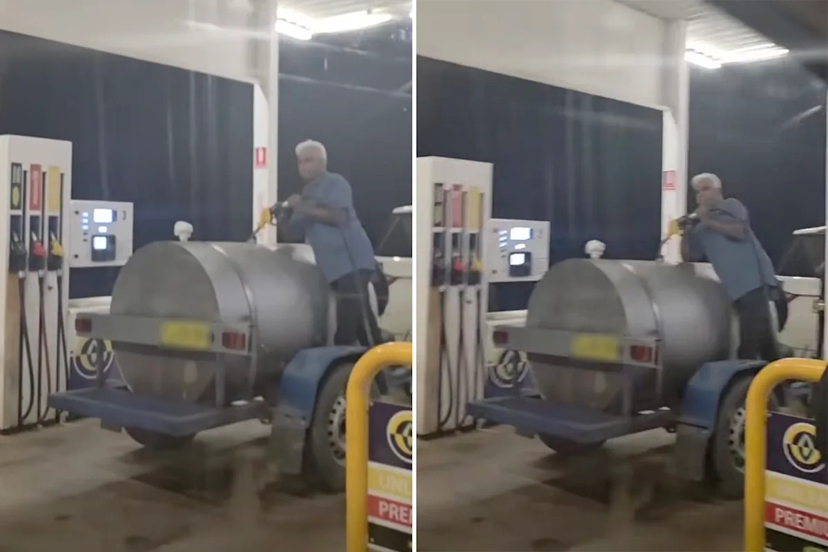 Petrol station owner defends desperate act after filling up 1,000 litre tank in Aussie fuel crisis