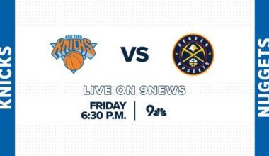 Nuggets face Knicks in anticipated rematch airing on 9NEWS Friday