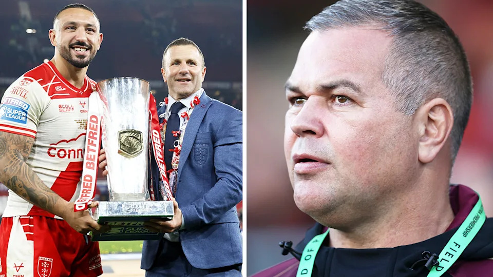 The Manly Sea Eagles won't get a chance to sign highly-respected coach Willie Peters (pictured middle) after the axing of coach Anthony Seibold (pictured right) with the Hull KR coach reportedly agreeing to join the PNG Chiefs. (Images: Getty Images)