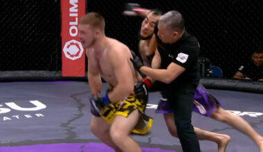 Kyrgyz fighter knocks out opponent at MMA tournament in Kazakhstan