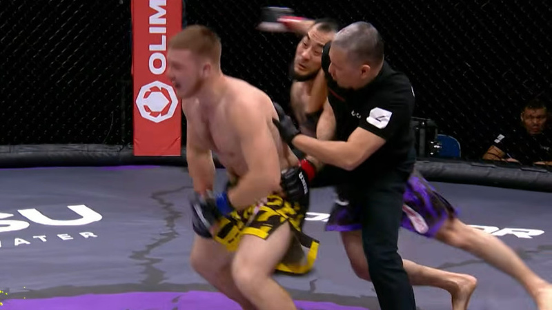 Kyrgyz fighter knocks out opponent at MMA tournament in Kazakhstan