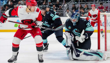 Daccord’s 35 saves help Kraken end Hurricanes’ point streak at 12