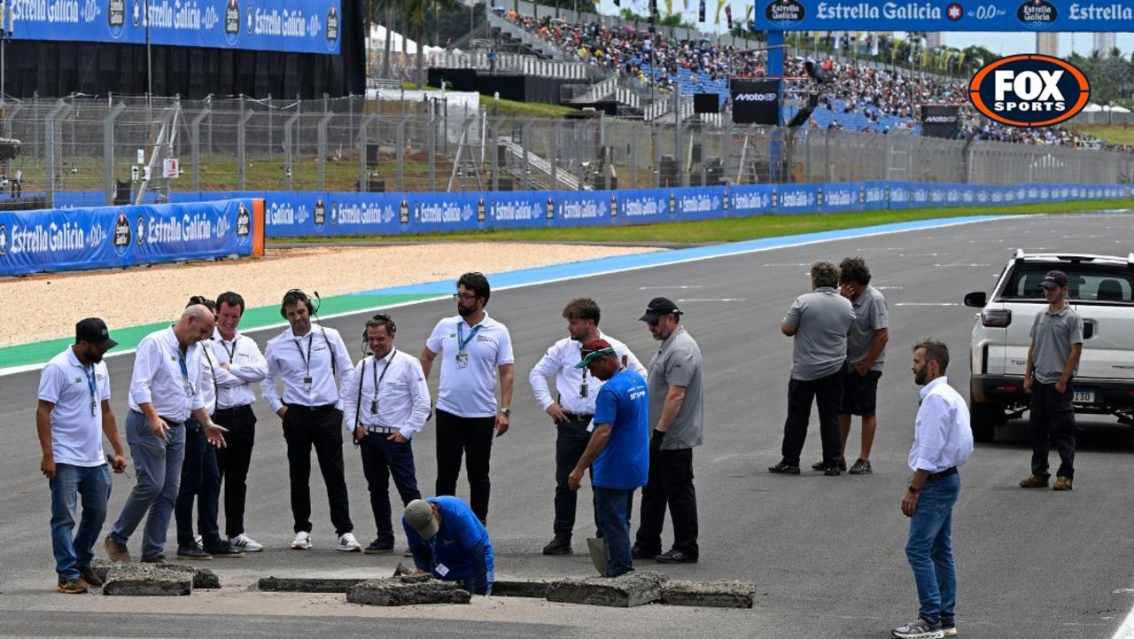 Brazilian Grand Prix, sinkhole, sprint race, report, Goiania, Jack Miller, Marc Marquez, Marco Bezzecchi, Pedro Acosta