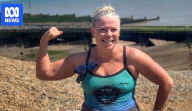 First Australian woman finishes Oceans Seven swimming challenge despite shark attack