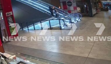 CCTV shows moment woman is stabbed inside shopping centre in Clayton, Melbourne