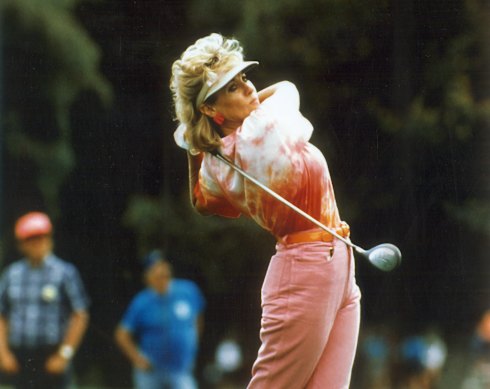Hall of Fame: Jan Stephenson, seen here during her playing days, once had a relationship with Donald Trump.