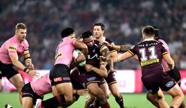 Questions around reason for Payne Haas’ departure intensifies after crushing loss, Panthers v Broncos, Michael Maguire, news