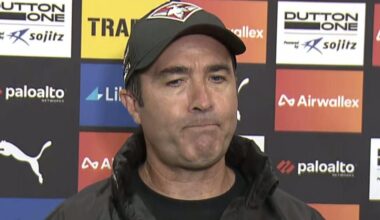 Brad Scott press conference video, explains Nate Caddy comments, Essendon Bombers, latest news