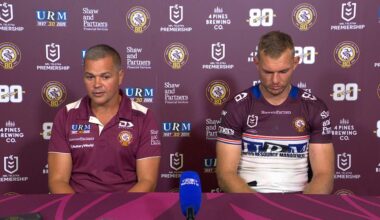 Anthony Seibold refuses to panic after 0-2 start, Manly Sea Eagles loss to Newcastle Knights, press conference, Dylan Brown, Kalyn Ponga, Tom Trbojevic, nrl news