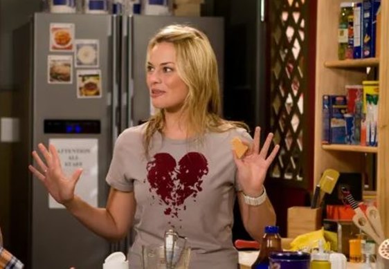 Margot Robbie in a scene from Neighbours in 2009. 