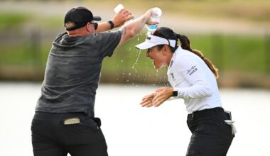 Australian WPGA Championship: Hannah Green overcomes stumble to claim victory