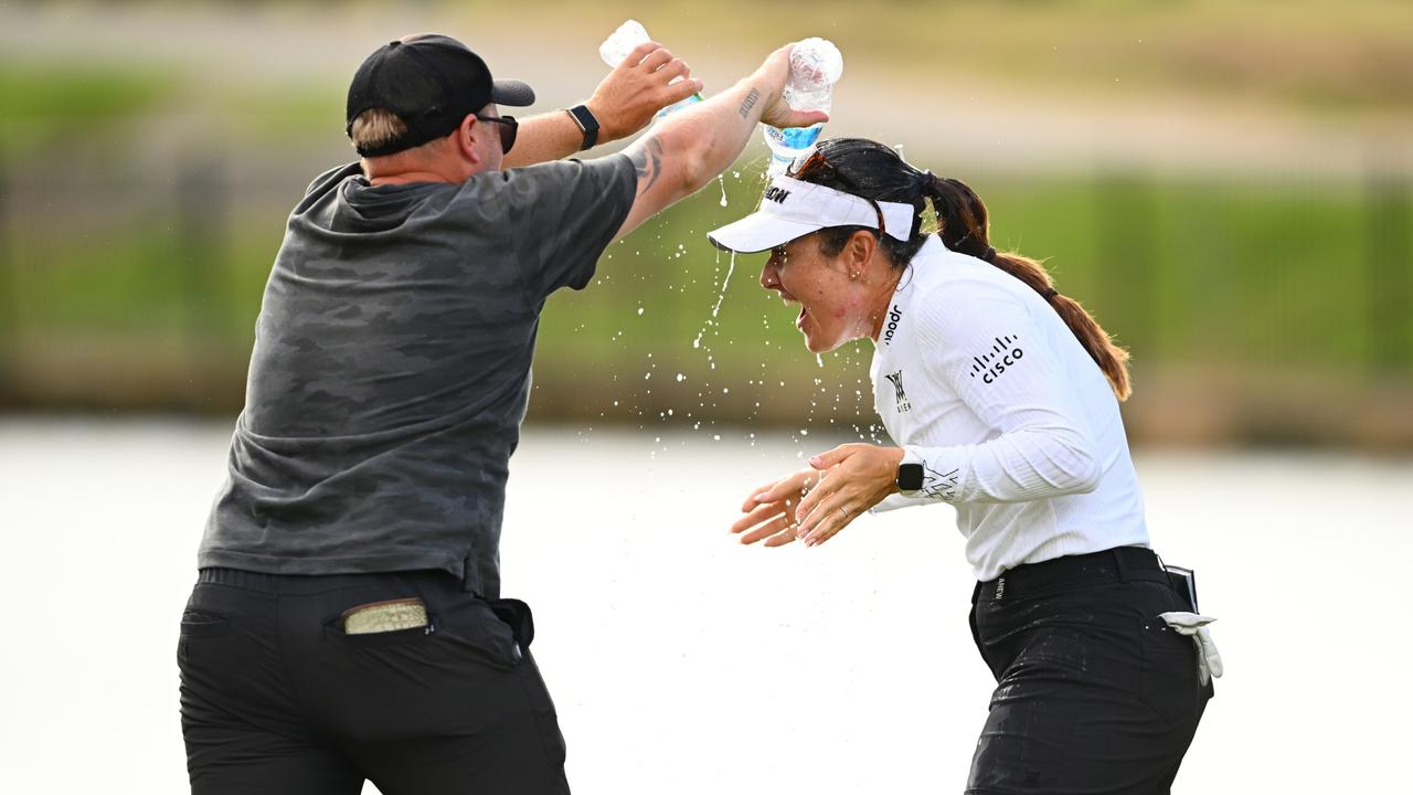 Australian WPGA Championship: Hannah Green overcomes stumble to claim victory