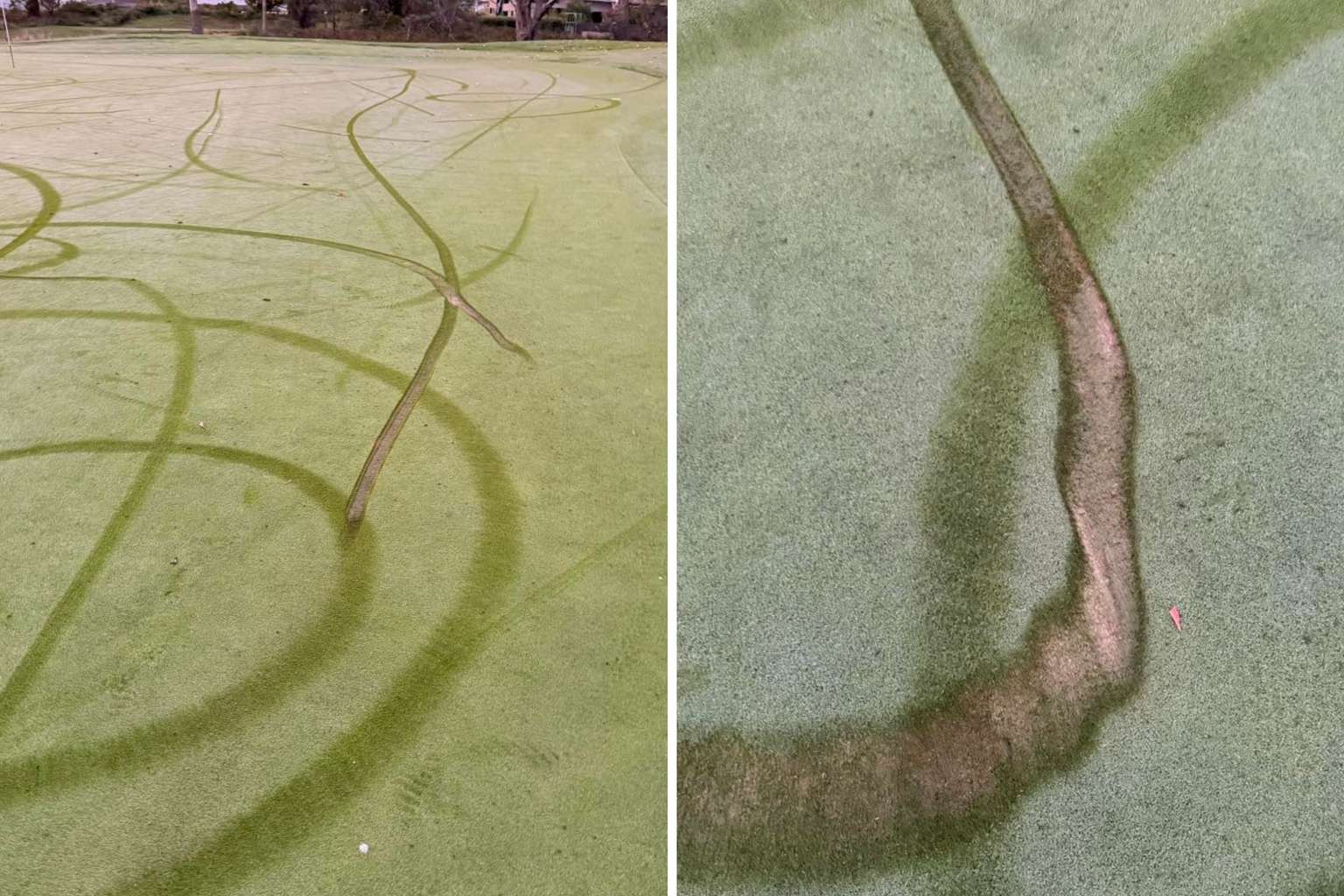 Royal Hobart Golf Club vandalised by suspected e-bike riders
