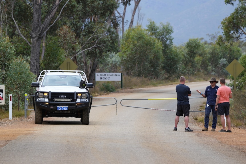 a carpark in the bluff knoll page 